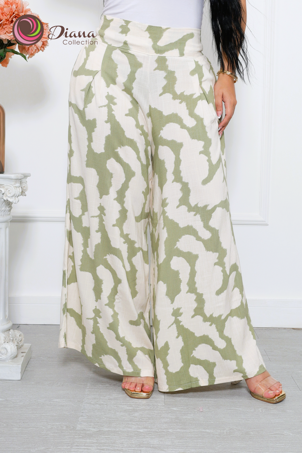Maxi palazo estampado