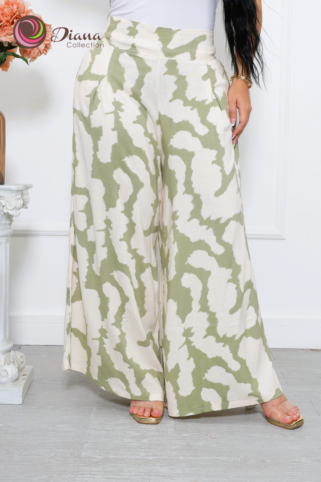 Maxi palazo estampado
