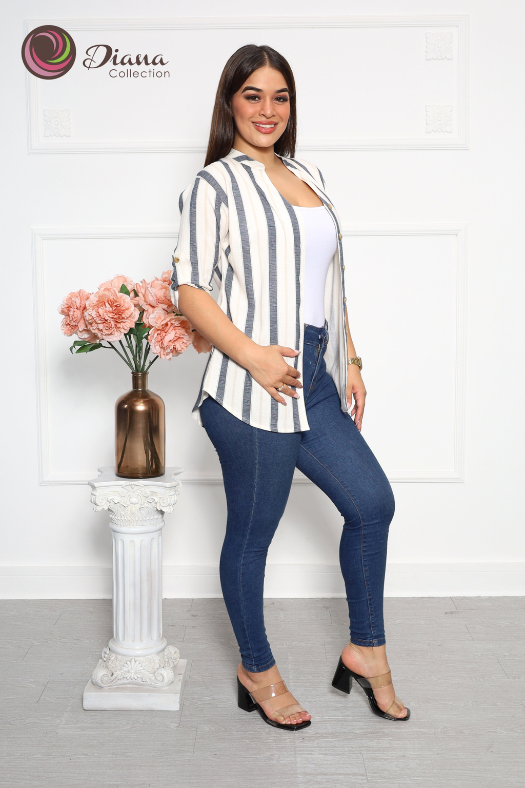 Blusa rayas neru