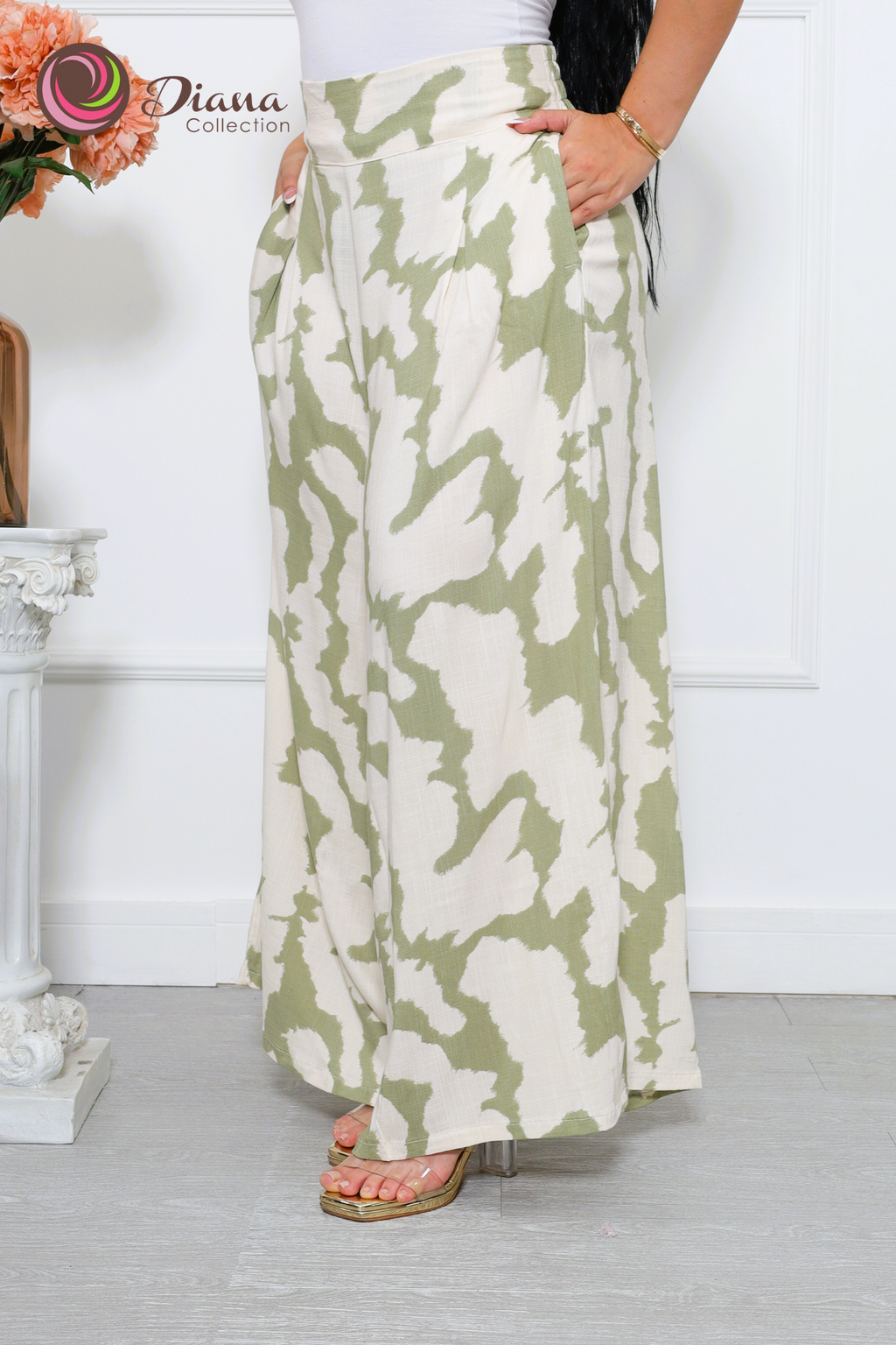 Maxi palazo estampado