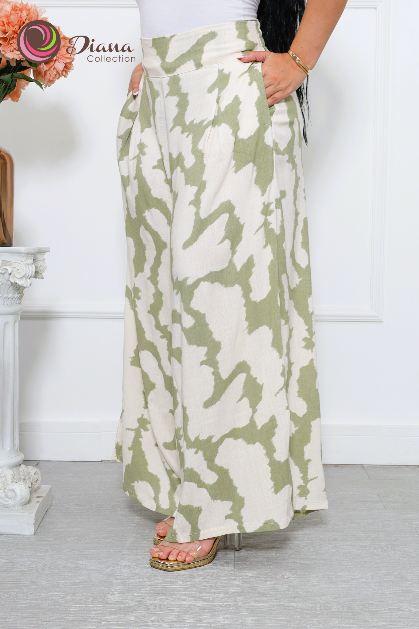 Maxi palazo estampado
