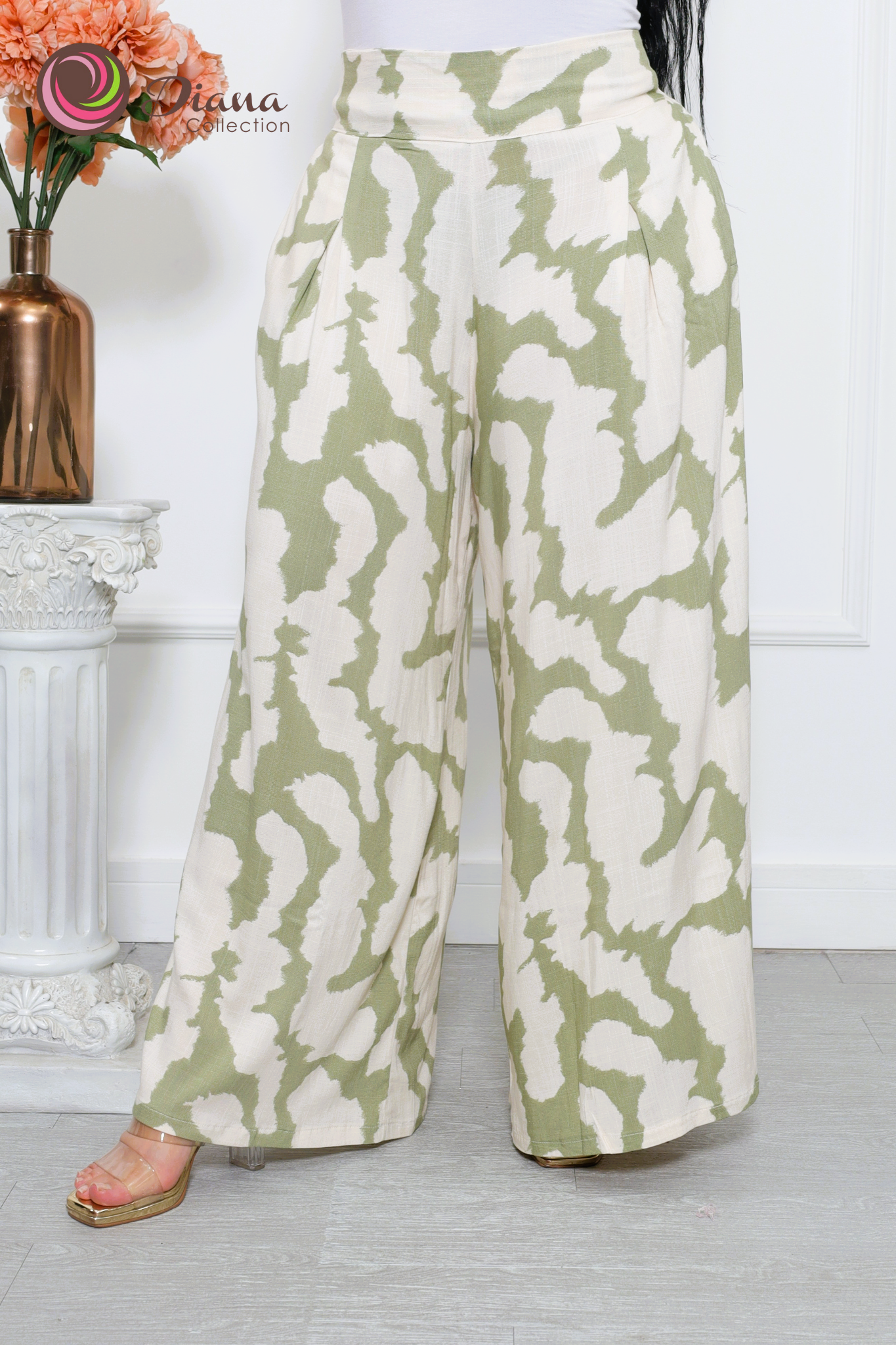 Maxi palazo estampado