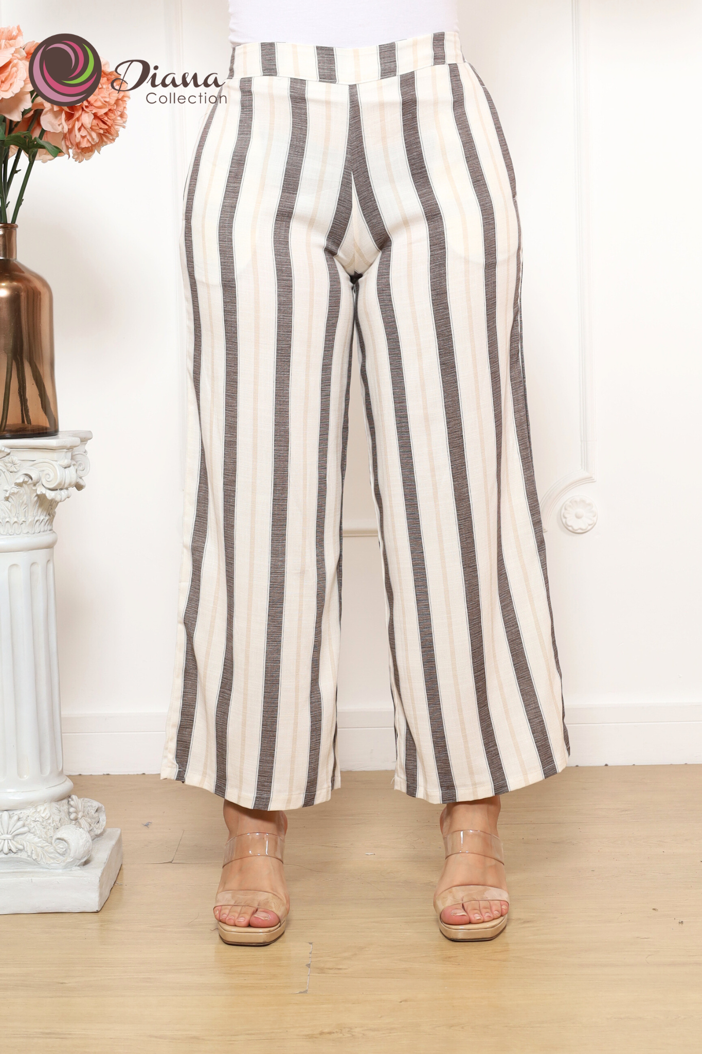 Pantalon pretina rayado