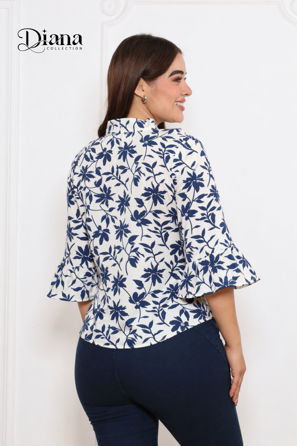 Blusa seda corbata